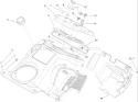 Shroud and Control Panel Assembly Diagram and Parts List for 38515 280000001-280999999 - 2008 Toro Snow Blower