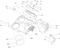 Shroud and Control Panel Assembly Diagram and Parts List for 38515 311000001-311999999 - 2011 Toro Snow Blower