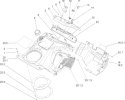 Shroud and Control Panel Assembly Diagram and Parts List for 38516 260000001-260010000 - 2006 Toro Snow Blower