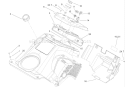 Part Location Diagram of 110-3400 Toro Upper Shroud Assembly