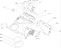 Part Location Diagram of 106-4721 Toro Decal-Upper Shroud