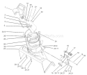 Chute Assembly Diagram and Parts List for 38518 240000001-240999999 - 2004 Toro Snow Blower