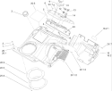 Shroud and Control Panel Assembly Diagram and Parts List for 38518 260000001-260010000 - 2006 Toro Snow Blower