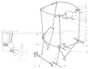 Snow Cab Assembly Diagram and Parts List for 38520 9000001-9999999 - 1989 Toro Snow Blower