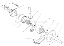 Differential Kit Diagram and Parts List for 38520 9000001-9999999 - 1989 Toro Snow Blower