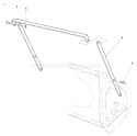 Drift Breaker Assembly Diagram and Parts List for 38520 9000001-9999999 - 1989 Toro Snow Blower