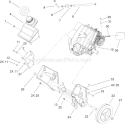 Engine, Gas Tank and Frame Assembly Diagram and Parts List for 38517 270000001-270010000 - 2007 Toro Snow Blower