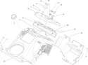 Part Location Diagram of 108-7338 Toro Shroud-Lower W/Decal
