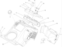 Upper Shroud and Control Panel Assembly Diagram and Parts List for 38536 250000001-250999999 - 2005 Toro Snow Blower