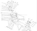 Chute Assembly Diagram and Parts List for 38537 240000001-240999999 - 2004 Toro Snow Blower