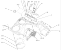 Upper Shroud and Control Panel Assembly Diagram and Parts List for 38537 240000001-240999999 - 2004 Toro Snow Blower