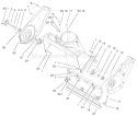 Housing And Side Plate Assembly Diagram and Parts List for 38517 230000001-230999999 - 2003 Toro Snow Blower