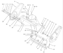 Housing and Side Plate Assembly Diagram and Parts List for 38516 240000001-240999999 - 2004 Toro Snow Blower