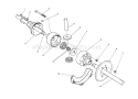 Differential Kit Diagram and Parts List for 38543 0000001-0999999 - 1990 Toro Snow Blower