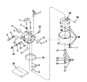 Carburetor Diagram and Parts List for 38543 2000001-2999999 - 1992 Toro Snow Blower