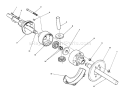 Differential Kit Diagram and Parts List for 38543 2000001-2999999 - 1992 Toro Snow Blower