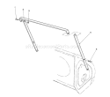 Drift Breaker Assembly Diagram and Parts List for 38543 2000001-2999999 - 1992 Toro Snow Blower