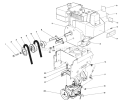 Engine Assembly Diagram and Parts List for 38540 3900001-3999999 - 1993 Toro Snow Blower