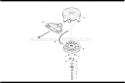 Rewind Starter Diagram and Parts List for 38543 5900001-5999999 - 1995 Toro Snow Blower