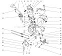 Traction Linkage Assembly Diagram and Parts List for 38543 7900001-7999999 - 1997 Toro Snow Blower
