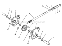 24" Auger Gearcase Assembly Diagram and Parts List for 38543 8000001-8999999 - 1988 Toro Snow Blower