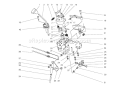 Traction Linkage Assembly Diagram and Parts List for 38540 8900001-8999999 - 1998 Toro Snow Blower