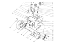 Traction Drive Assembly Diagram and Parts List for 38540 8900001-8999999 - 1998 Toro Snow Blower