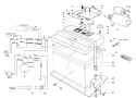 Starter Motor Diagram and Parts List for 38545 9000001-9999999 - 1989 Toro Snow Blower