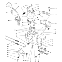 Traction Linkage Assembly Diagram and Parts List for 38545 9000001-9999999 - 1989 Toro Snow Blower