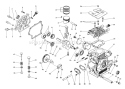Engine Diagram and Parts List for 38545 9000001-9999999 - 1989 Toro Snow Blower