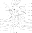 Traction Linkage Assembly Diagram and Parts List for 38546 99000001-99999999 - 1999 Toro Snow Blower