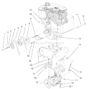 Engine And Transmission Assembly Diagram and Parts List for 38547 200000001-200999999 - 2000 Toro Snow Blower