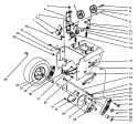 Traction Drive Assembly Diagram and Parts List for 38556 6900001-6999999 - 1996 Toro Snow Blower