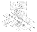 Transmission Assembly Diagram and Parts List for 38556 8900001-8999999 - 1998 Toro Snow Blower