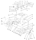 Lower Traction Assembly Diagram and Parts List for 38559 240000001-240999999 - 2004 Toro Snow Blower
