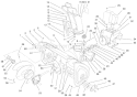 Housing Assembly Diagram and Parts List for 38558 99000001-99999999 - 1999 Toro Snow Blower