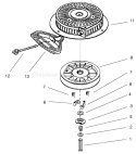 Page M Diagram and Parts List for 38560 200000001-200999999 - 2000 Toro Snow Blower