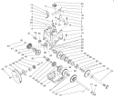 Traction Gearcase Diagram and Parts List for 38560 200000001-200999999 - 2000 Toro Snow Blower