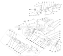 Lower Traction Assembly Diagram and Parts List for 38559 220000001-220999999 - 2002 Toro Snow Blower