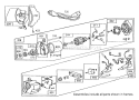 Starter Motor Diagram and Parts List for 38570 0000001-0999999 - 1990 Toro Snow Blower