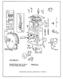 Page F Diagram and Parts List for 38570 0000001-0999999 - 1990 Toro Snow Blower