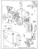 Page H Diagram and Parts List for 38570 0000001-0999999 - 1990 Toro Snow Blower