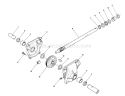 28 In. Auger Gearcase Diagram and Parts List for 38570 1000001-1999999 - 1991 Toro Snow Blower