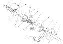 Differential Diagram and Parts List for 38570 1000001-1999999 - 1991 Toro Snow Blower