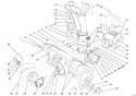 Housing & Chute Assembly Diagram and Parts List for 38570 3900001-3999999 - 1993 Toro Snow Blower