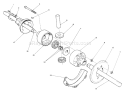 Differential Diagram and Parts List for 38570 3900001-3999999 - 1993 Toro Snow Blower