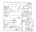 Page F Diagram and Parts List for 38570 5900001-5999999 - 1995 Toro Snow Blower