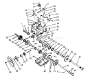 Tranamisaion Diagram and Parts List for 38570 8000001-8999999 - 1988 Toro Snow Blower