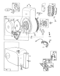 Page F Diagram and Parts List for 38570 8000001-8999999 - 1988 Toro Snow Blower