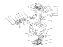 Engine Diagram and Parts List for 38573 8000001-8999999 - 1988 Toro Snow Blower